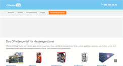 Desktop Screenshot of offerten24.ch